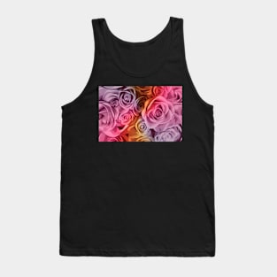 Floral | Roses | Digital Art Tank Top